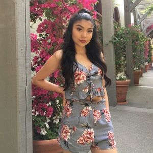 Two Piece Floral Set